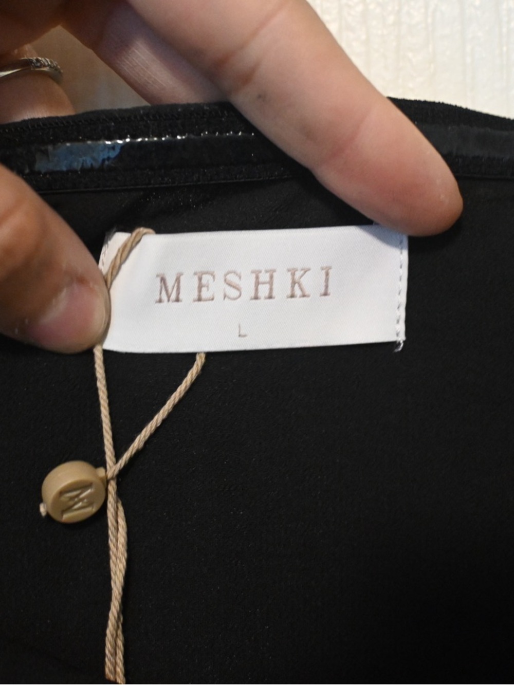 Meshki Black Abstract Watercolor Maxi Dress - Picture 7 of 12